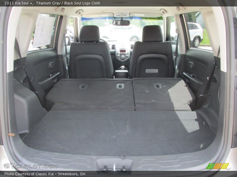 Titanium Gray / Black Soul Logo Cloth 2011 Kia Soul +