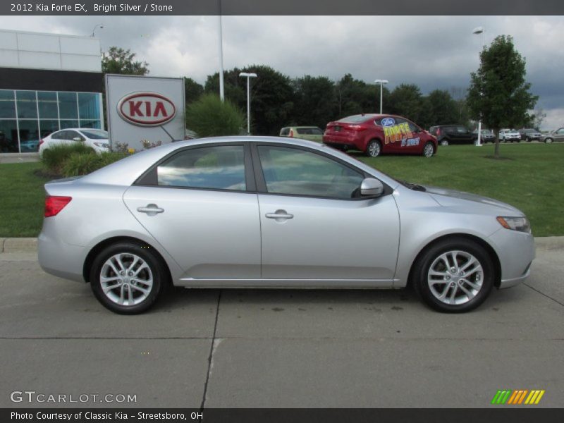 Bright Silver / Stone 2012 Kia Forte EX