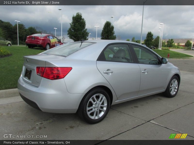 Bright Silver / Stone 2012 Kia Forte EX