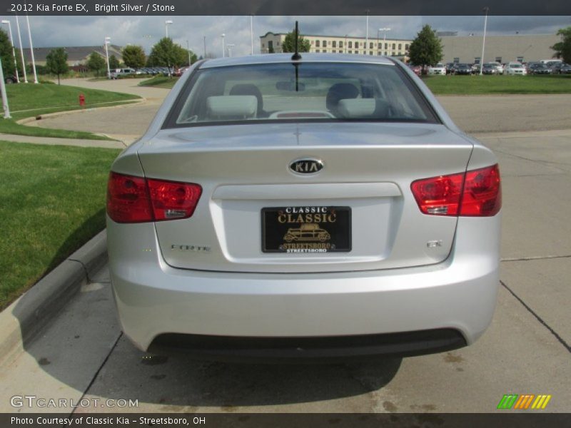 Bright Silver / Stone 2012 Kia Forte EX