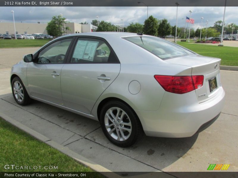 Bright Silver / Stone 2012 Kia Forte EX