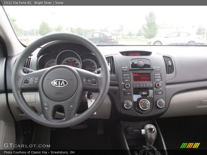 Bright Silver / Stone 2012 Kia Forte EX