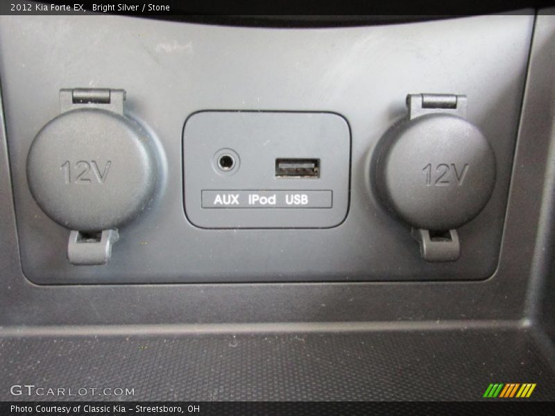 Bright Silver / Stone 2012 Kia Forte EX