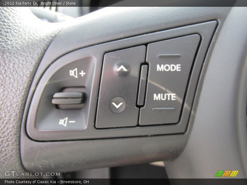 Bright Silver / Stone 2012 Kia Forte EX
