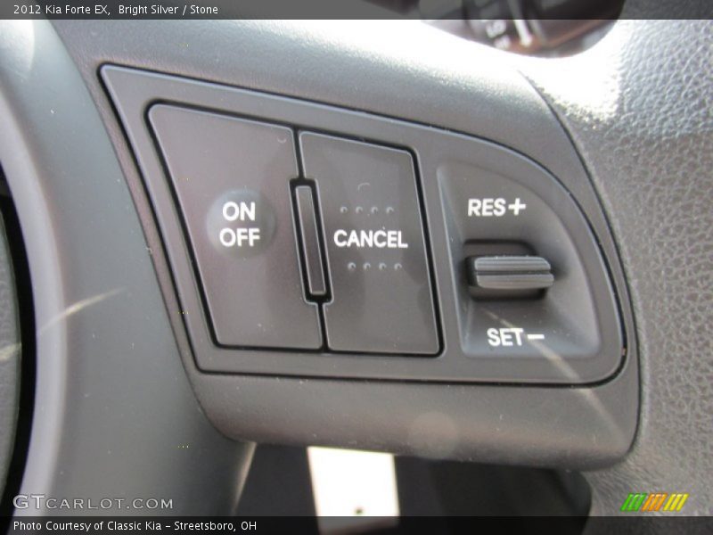 Bright Silver / Stone 2012 Kia Forte EX