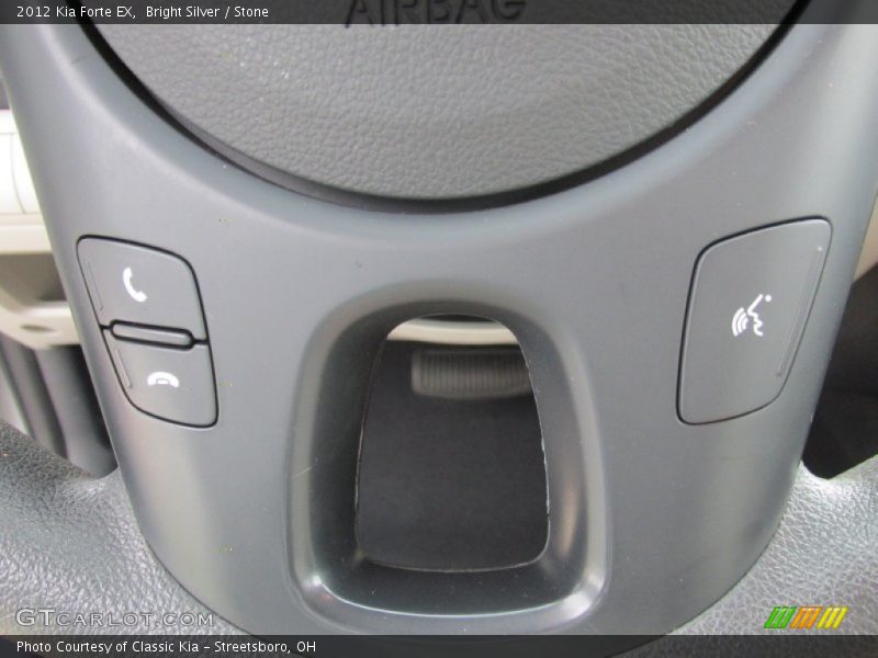 Bright Silver / Stone 2012 Kia Forte EX