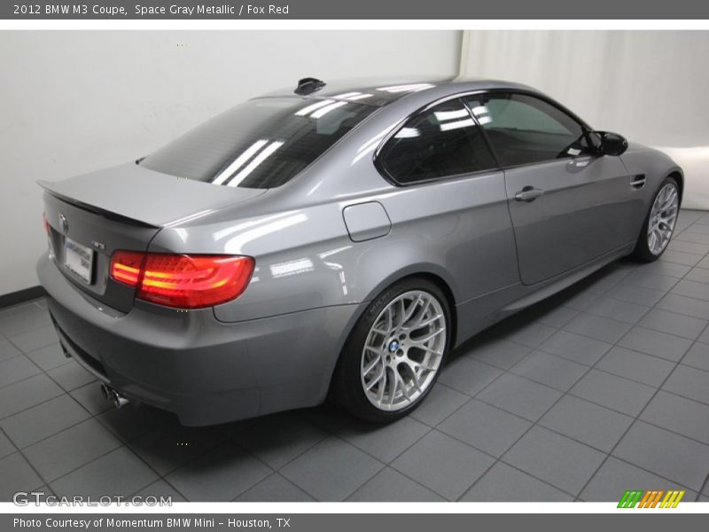 Space Gray Metallic / Fox Red 2012 BMW M3 Coupe