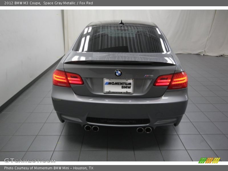 Space Gray Metallic / Fox Red 2012 BMW M3 Coupe