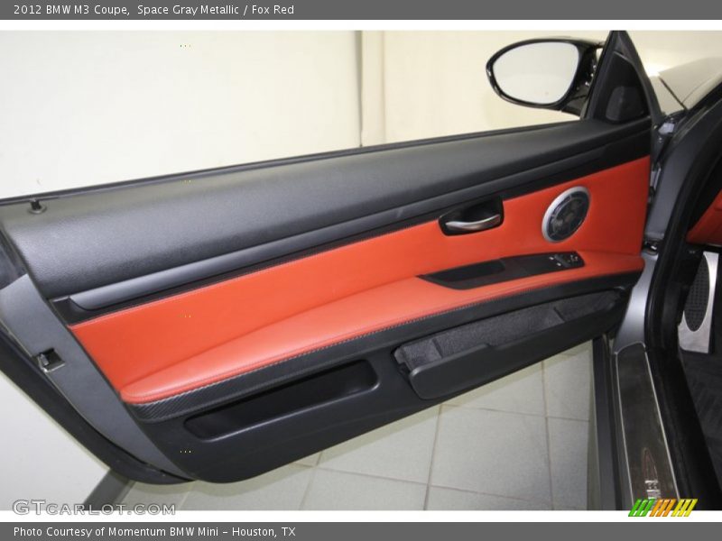 Space Gray Metallic / Fox Red 2012 BMW M3 Coupe