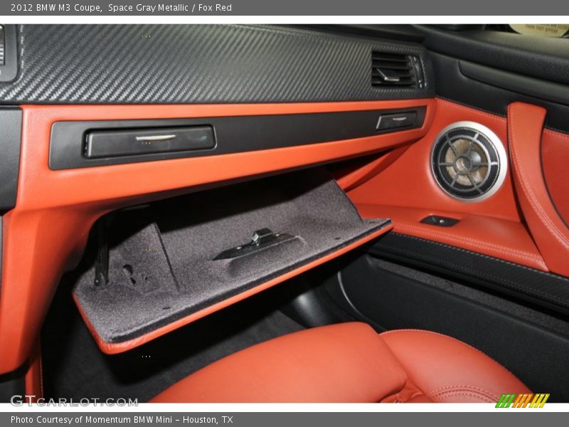 Space Gray Metallic / Fox Red 2012 BMW M3 Coupe