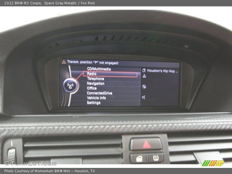 Space Gray Metallic / Fox Red 2012 BMW M3 Coupe