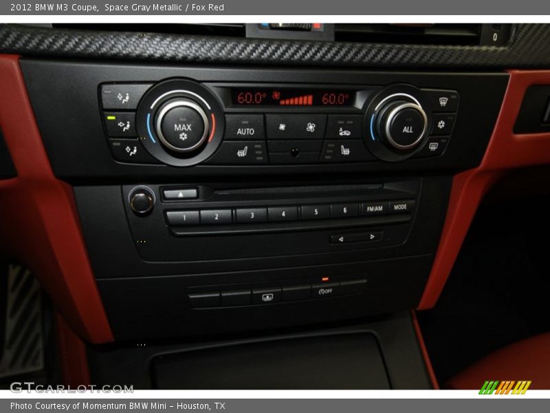 Controls of 2012 M3 Coupe