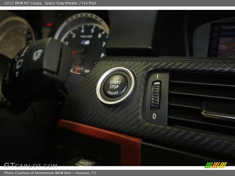 Space Gray Metallic / Fox Red 2012 BMW M3 Coupe