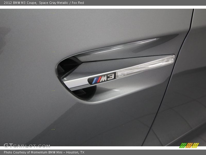 Space Gray Metallic / Fox Red 2012 BMW M3 Coupe