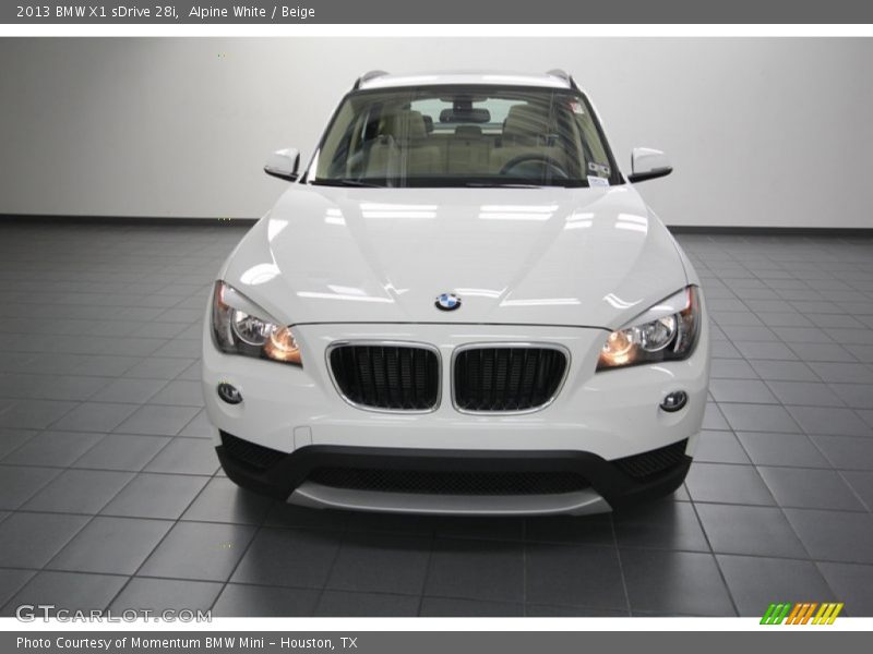 Alpine White / Beige 2013 BMW X1 sDrive 28i