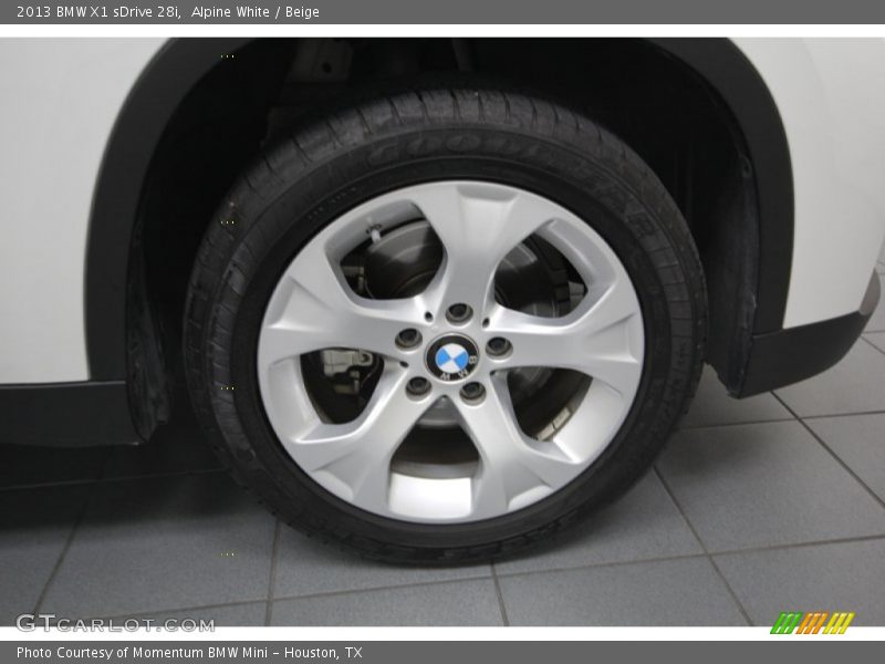Alpine White / Beige 2013 BMW X1 sDrive 28i