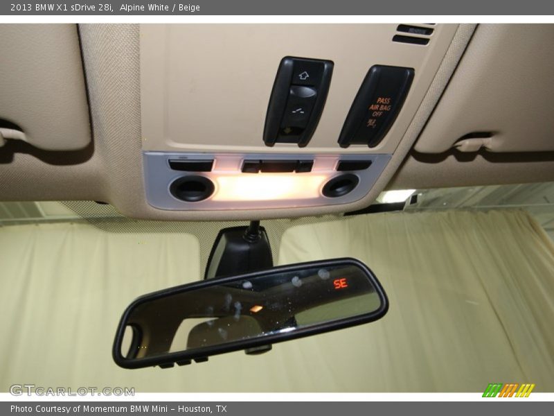 Alpine White / Beige 2013 BMW X1 sDrive 28i