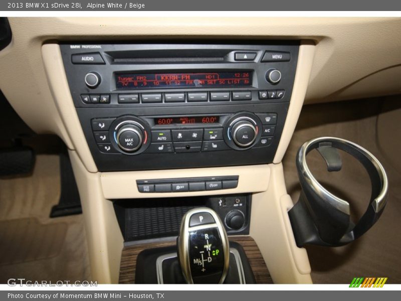 Alpine White / Beige 2013 BMW X1 sDrive 28i