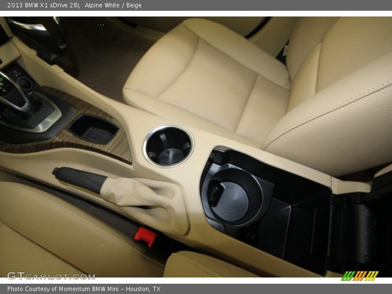 Alpine White / Beige 2013 BMW X1 sDrive 28i