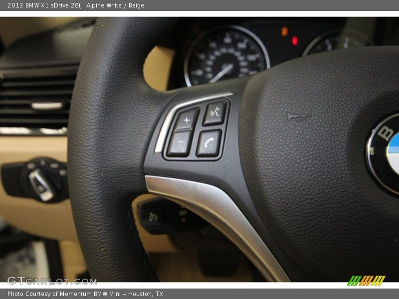 Alpine White / Beige 2013 BMW X1 sDrive 28i