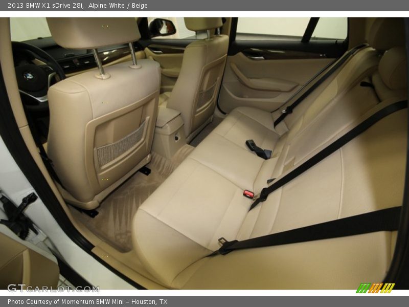 Alpine White / Beige 2013 BMW X1 sDrive 28i