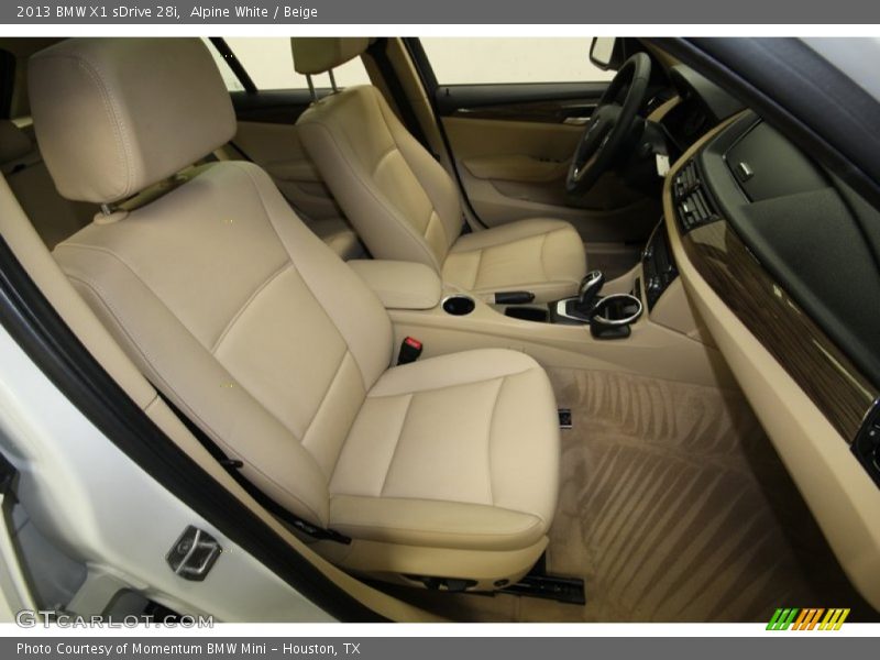 Alpine White / Beige 2013 BMW X1 sDrive 28i
