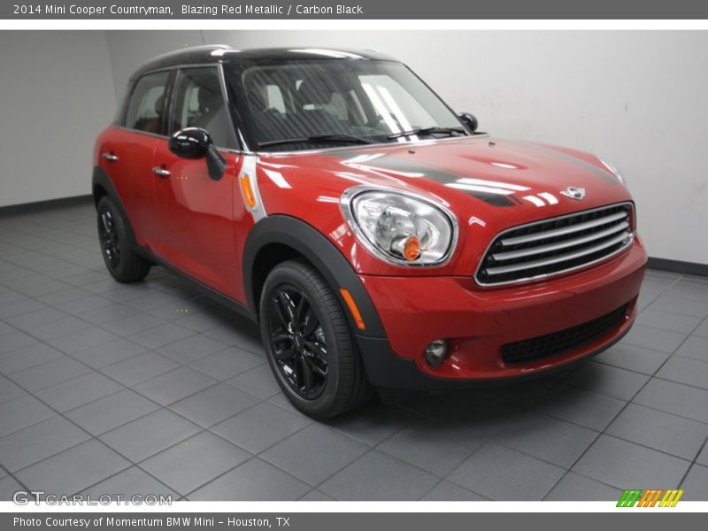 Blazing Red Metallic / Carbon Black 2014 Mini Cooper Countryman