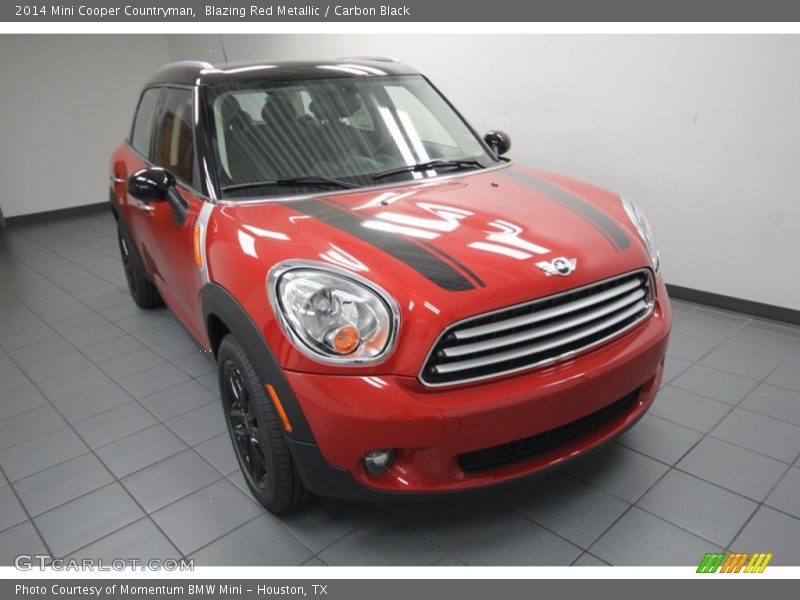 Blazing Red Metallic / Carbon Black 2014 Mini Cooper Countryman