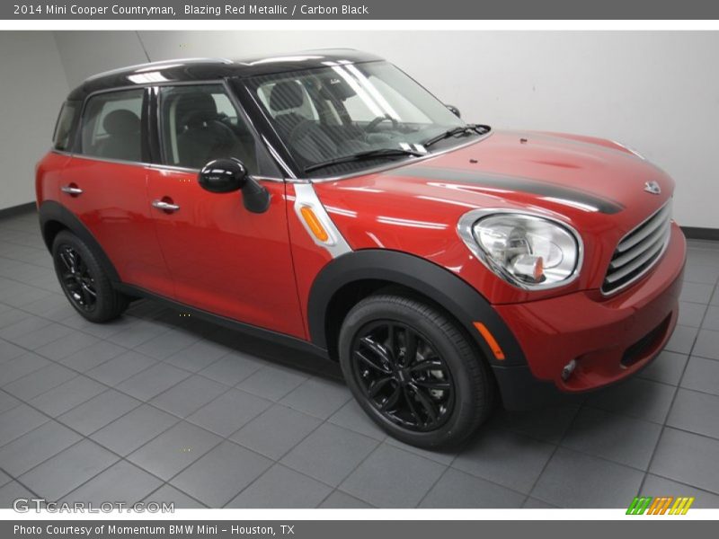 Blazing Red Metallic / Carbon Black 2014 Mini Cooper Countryman