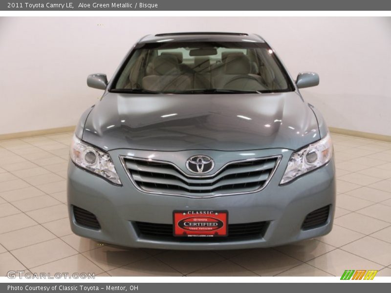 Aloe Green Metallic / Bisque 2011 Toyota Camry LE