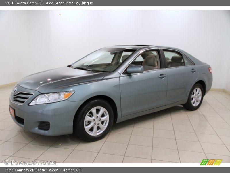 Aloe Green Metallic / Bisque 2011 Toyota Camry LE