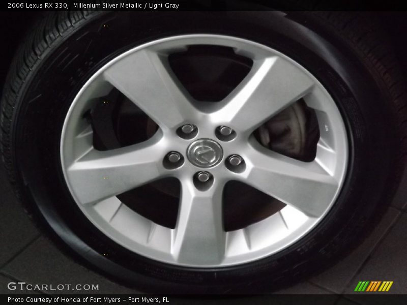 Millenium Silver Metallic / Light Gray 2006 Lexus RX 330