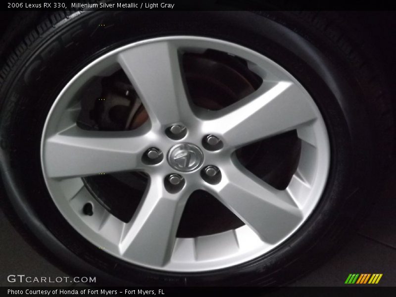 Millenium Silver Metallic / Light Gray 2006 Lexus RX 330
