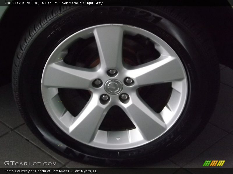 Millenium Silver Metallic / Light Gray 2006 Lexus RX 330