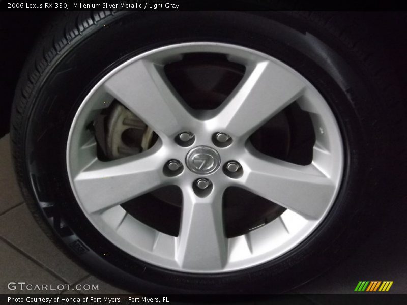 Millenium Silver Metallic / Light Gray 2006 Lexus RX 330