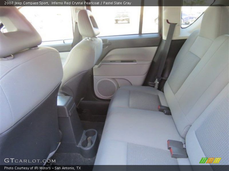 Inferno Red Crystal Pearlcoat / Pastel Slate Gray 2007 Jeep Compass Sport