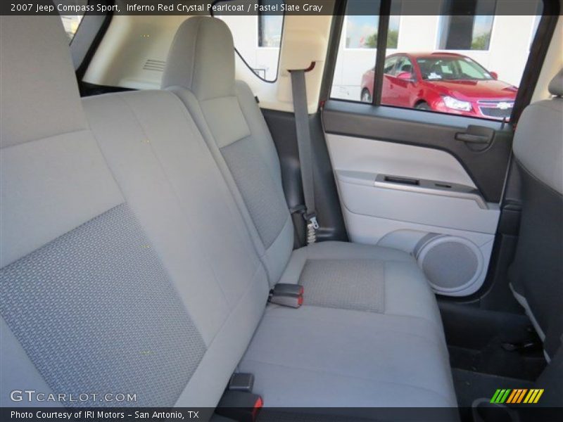 Inferno Red Crystal Pearlcoat / Pastel Slate Gray 2007 Jeep Compass Sport