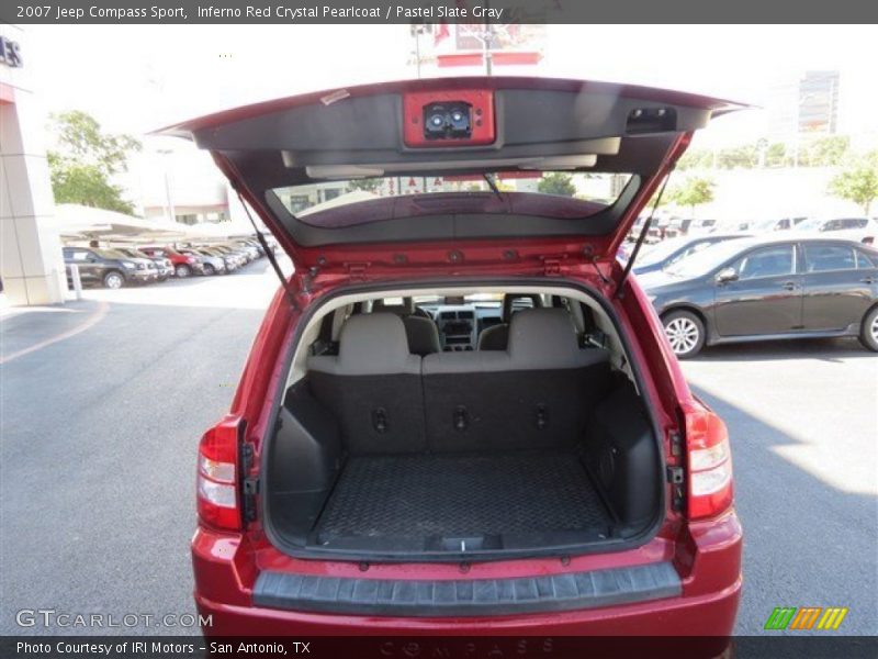 Inferno Red Crystal Pearlcoat / Pastel Slate Gray 2007 Jeep Compass Sport