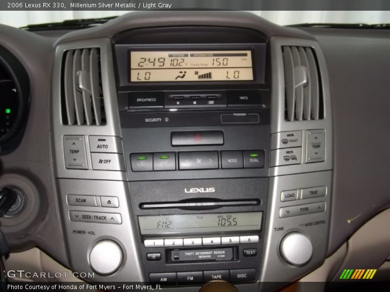 Millenium Silver Metallic / Light Gray 2006 Lexus RX 330