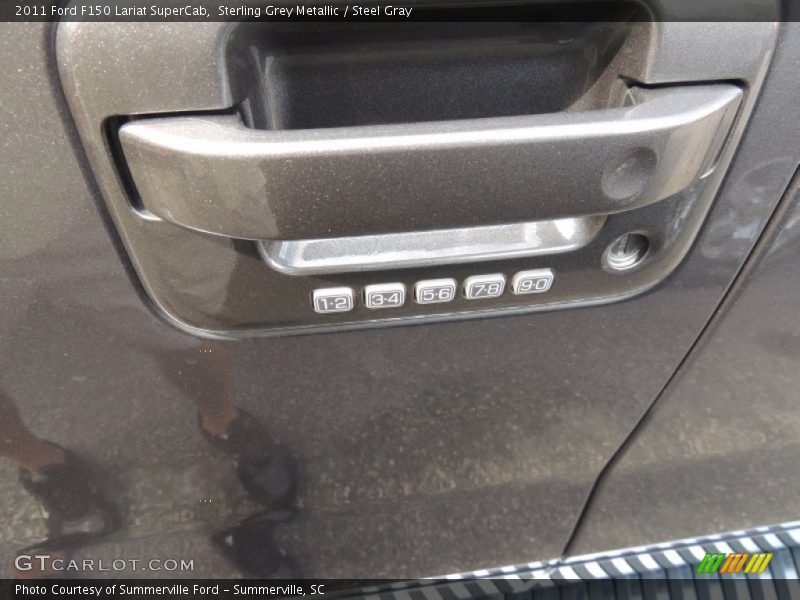 Sterling Grey Metallic / Steel Gray 2011 Ford F150 Lariat SuperCab