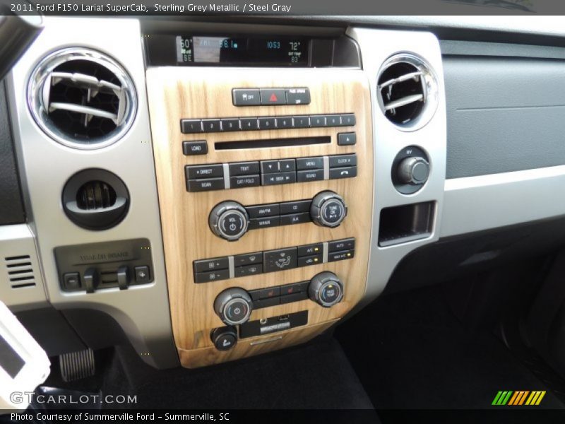 Sterling Grey Metallic / Steel Gray 2011 Ford F150 Lariat SuperCab