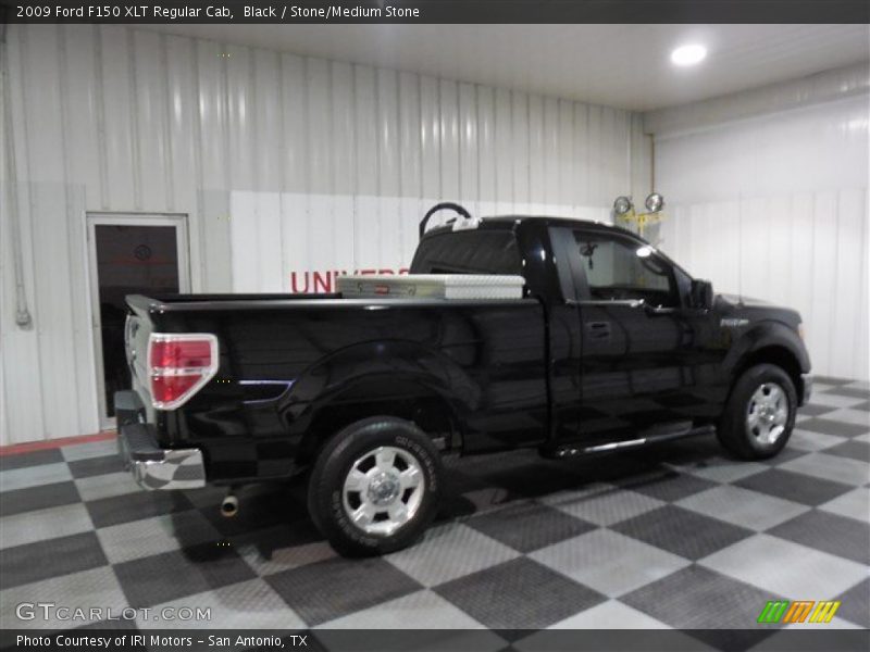 Black / Stone/Medium Stone 2009 Ford F150 XLT Regular Cab