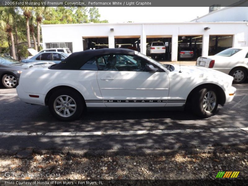 Performance White / Light Graphite 2006 Ford Mustang V6 Premium Convertible