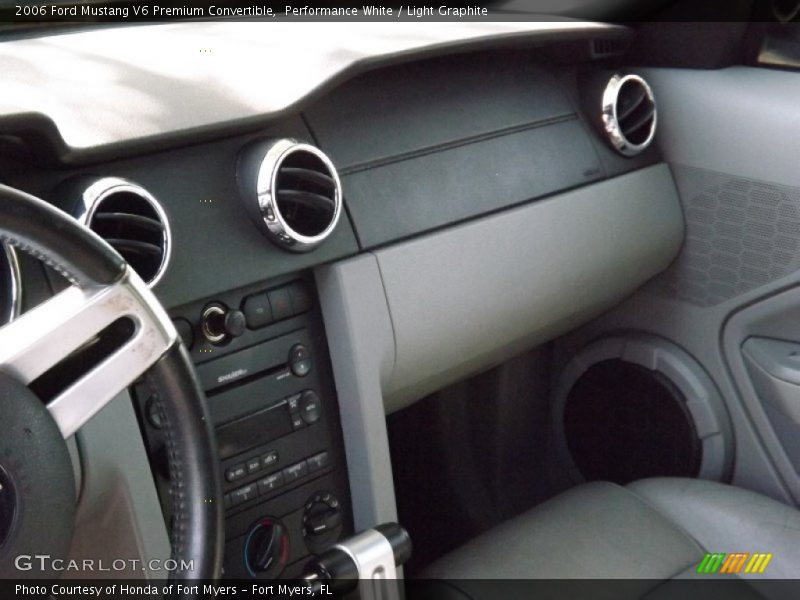 Performance White / Light Graphite 2006 Ford Mustang V6 Premium Convertible