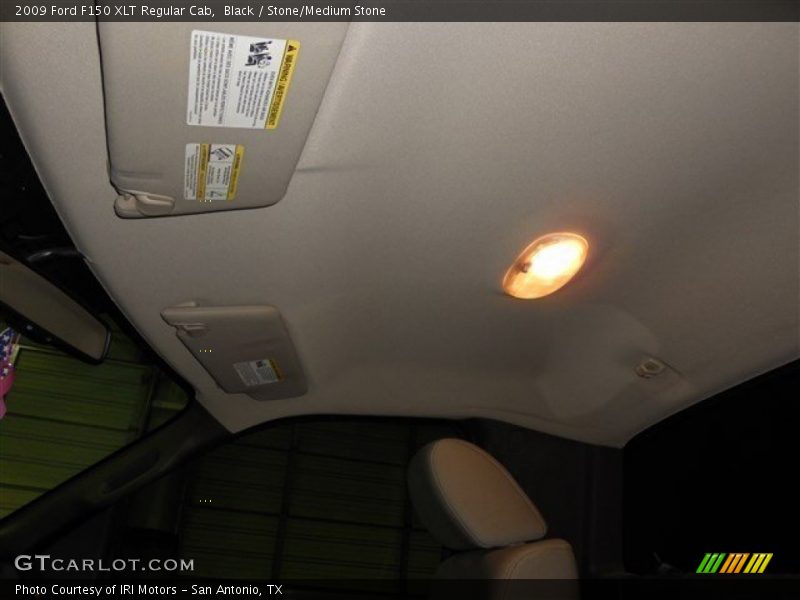 Black / Stone/Medium Stone 2009 Ford F150 XLT Regular Cab