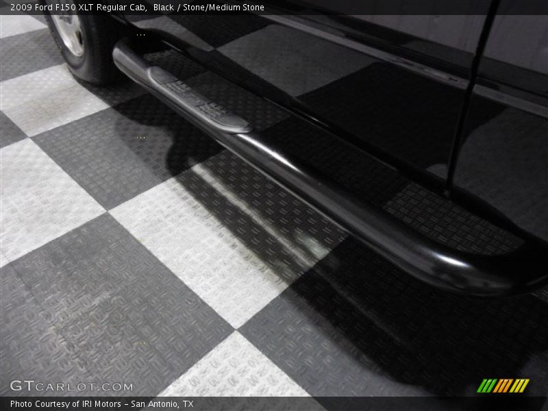 Black / Stone/Medium Stone 2009 Ford F150 XLT Regular Cab