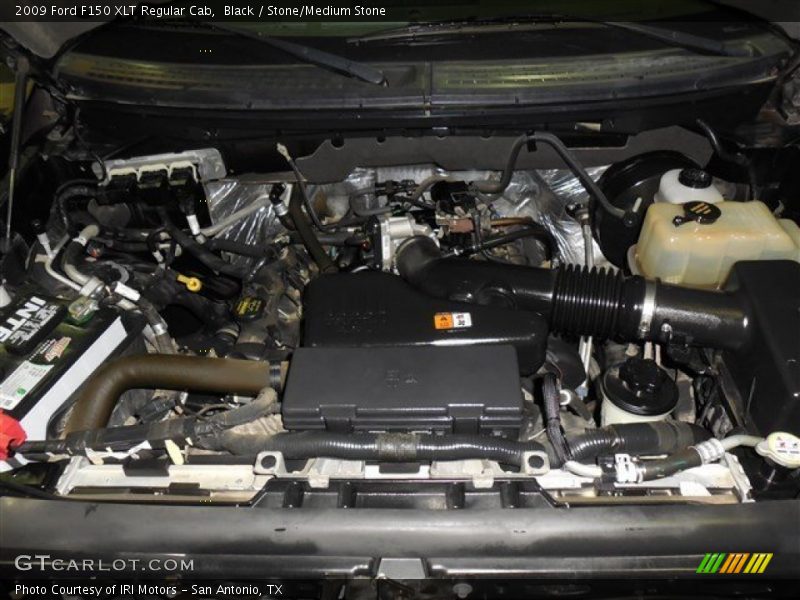 Black / Stone/Medium Stone 2009 Ford F150 XLT Regular Cab