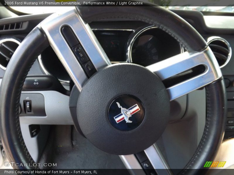 Performance White / Light Graphite 2006 Ford Mustang V6 Premium Convertible