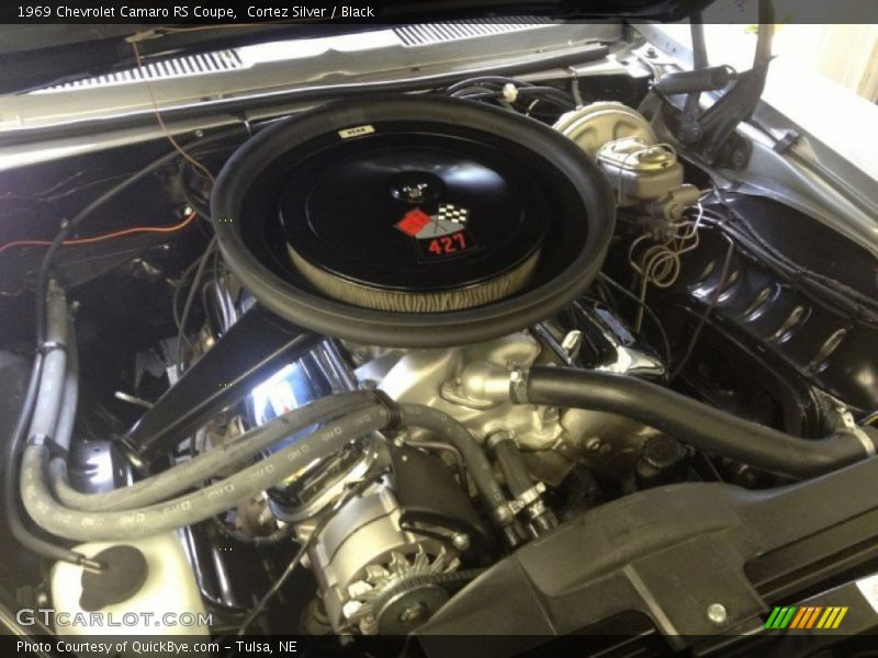 Cortez Silver / Black 1969 Chevrolet Camaro RS Coupe