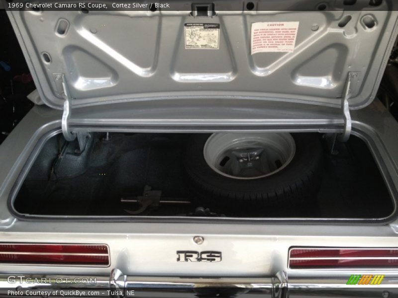 Cortez Silver / Black 1969 Chevrolet Camaro RS Coupe